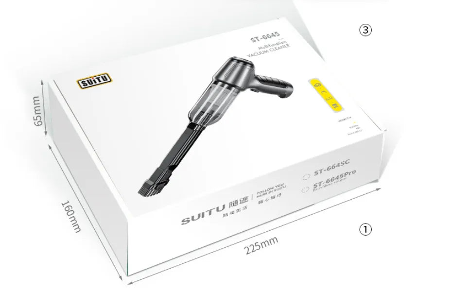 Mini Hand-held High-power Suction Vacuum Cleaner