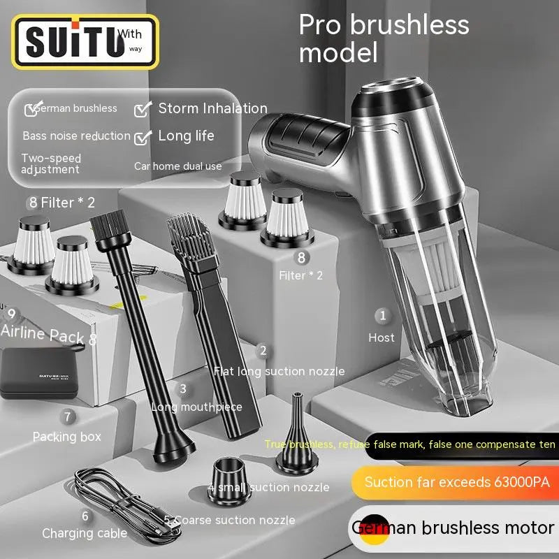 Mini Hand-held High-power Suction Vacuum Cleaner